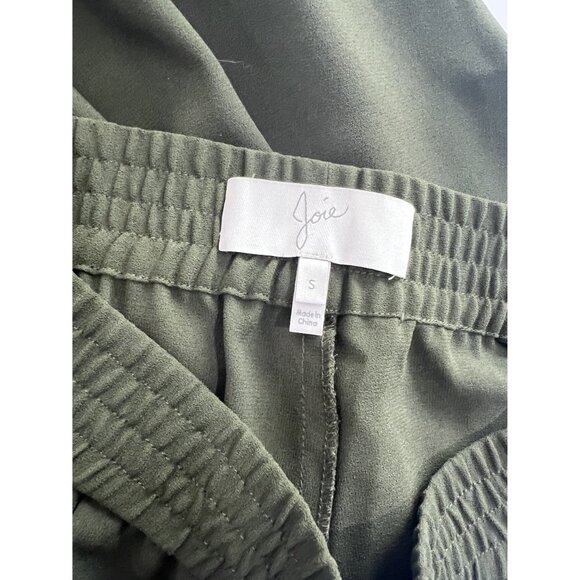 Joie Mariner Crepe Crop Pants in Green - Picture 5 of 5